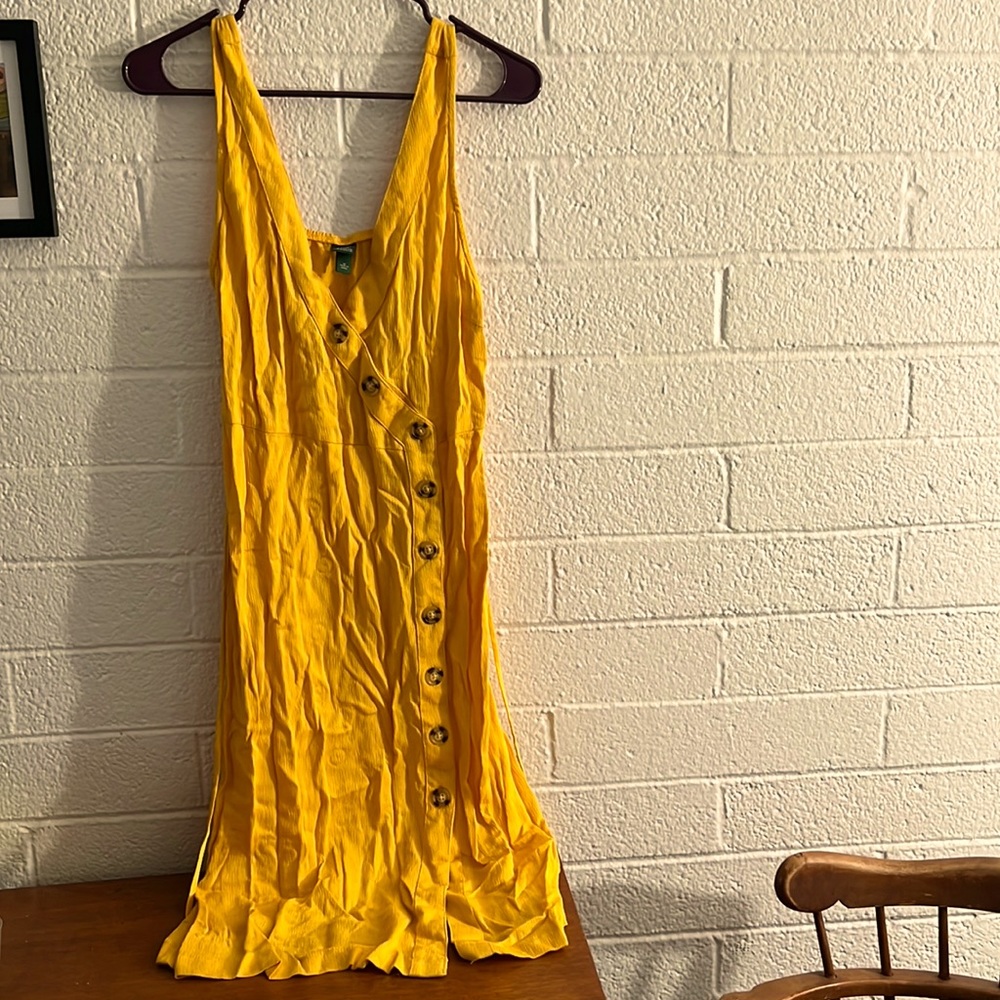 Yellow summer dress